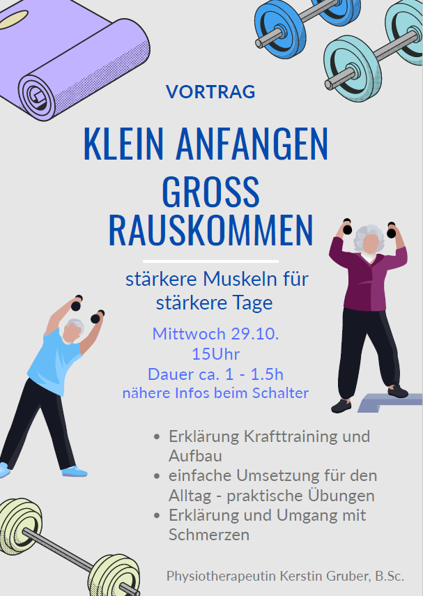Vortrag: Klein Anfangen, groß Rauskommen